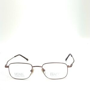 B2202 brown Biacci metal eyeglasses.